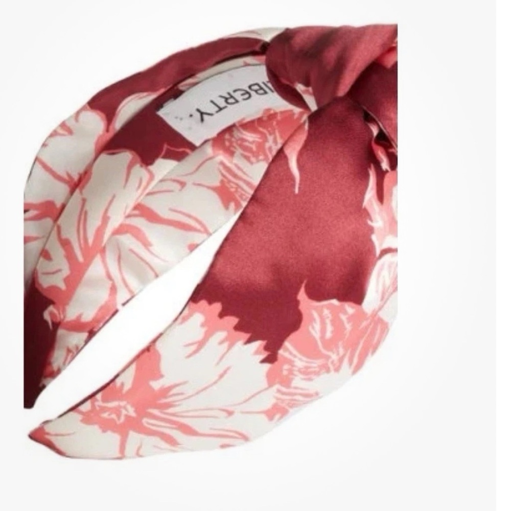 Liberty London Carline Rose Print Silk Headband